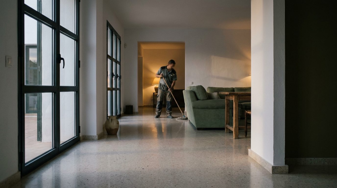 Servicio de limpieza en una vivienda de Torrent